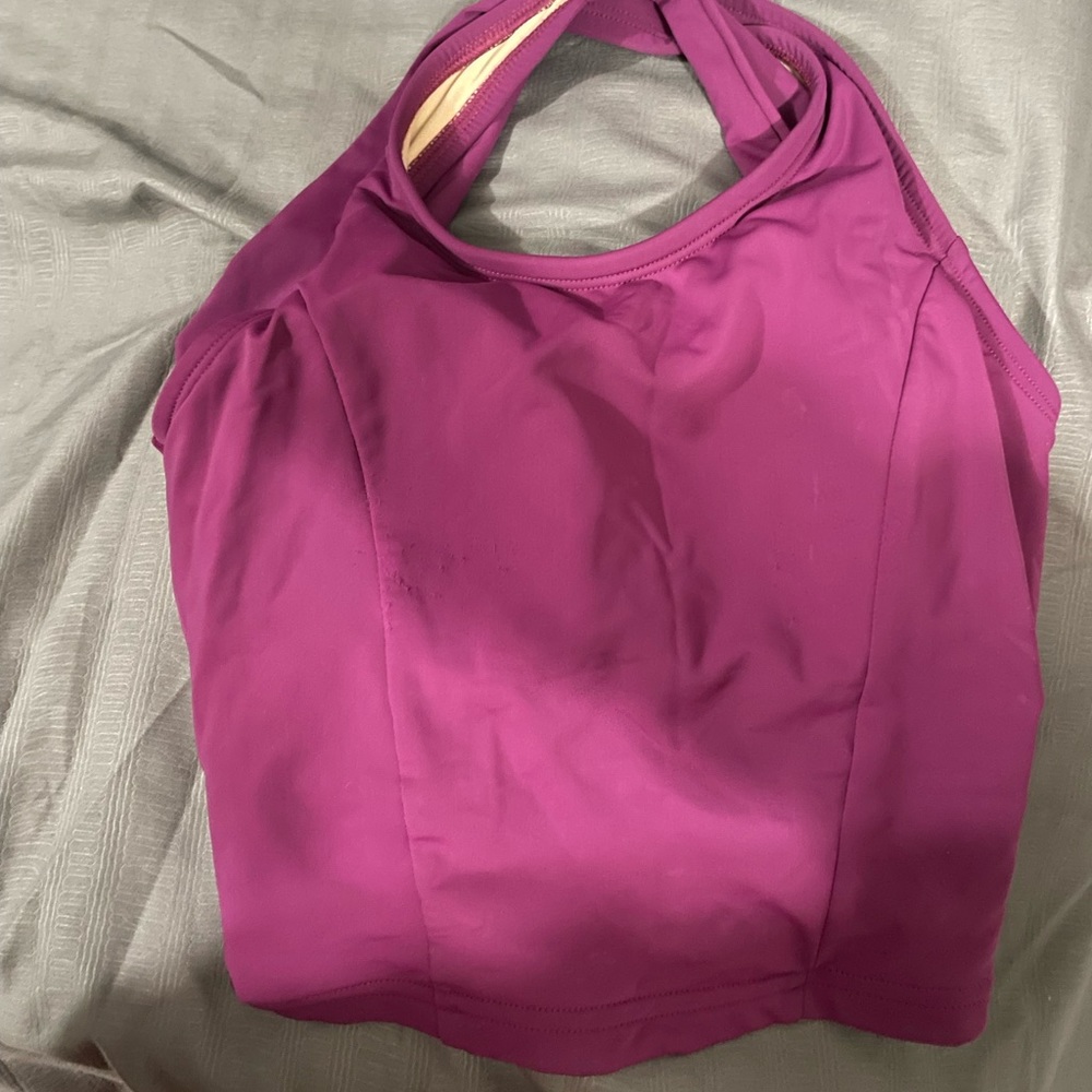 Lime Riki Tankini Top